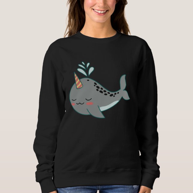 Moletom cute shark sharks funny baby swimming (Frente)