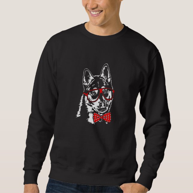 Moletom Cute Siberian Husky mom sled dog (Frente)