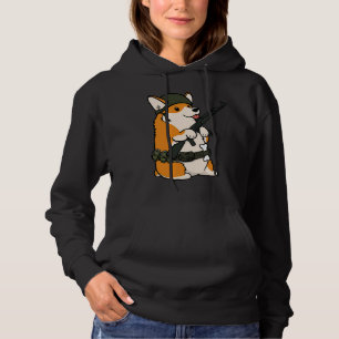 Moletom Cute Soldier War Corgi