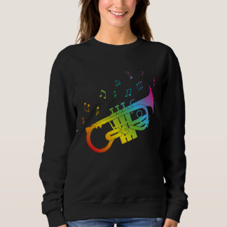 Moletom Cute Soprano Cornet player gay musicians LGBTQ+ ga