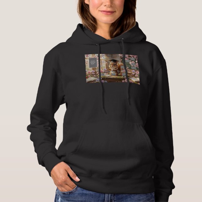 Moletom Cute Squirrel Teacher Appreciation Blossom Hoodie (Frente)