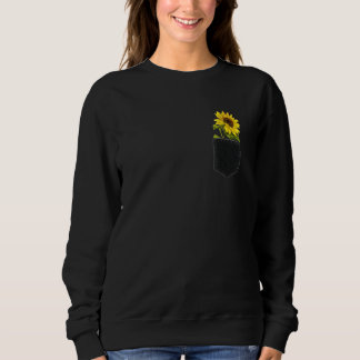 Moletom Cute Sunflower In The Pocket  Vintage Men Women Ap