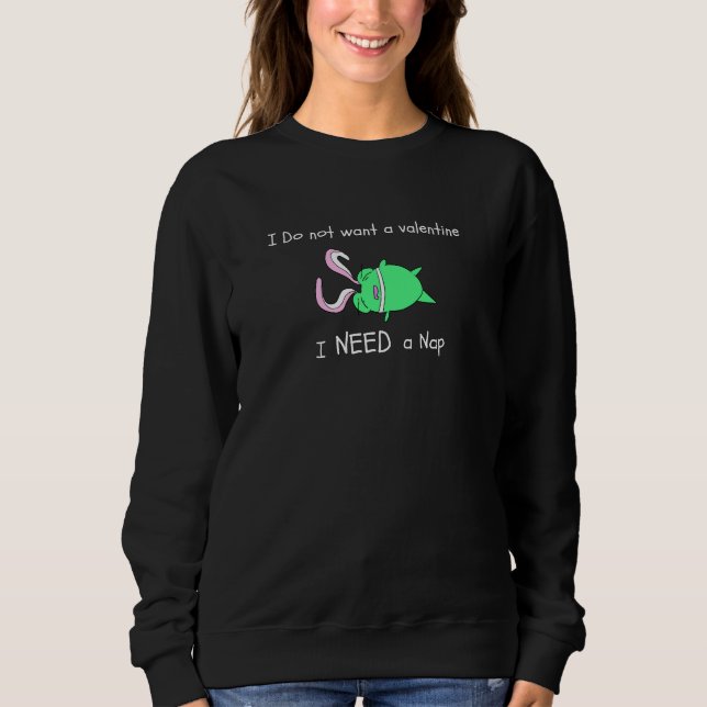 Moletom Cute sweatshirt funny of a sleep deprived froggy (Frente)
