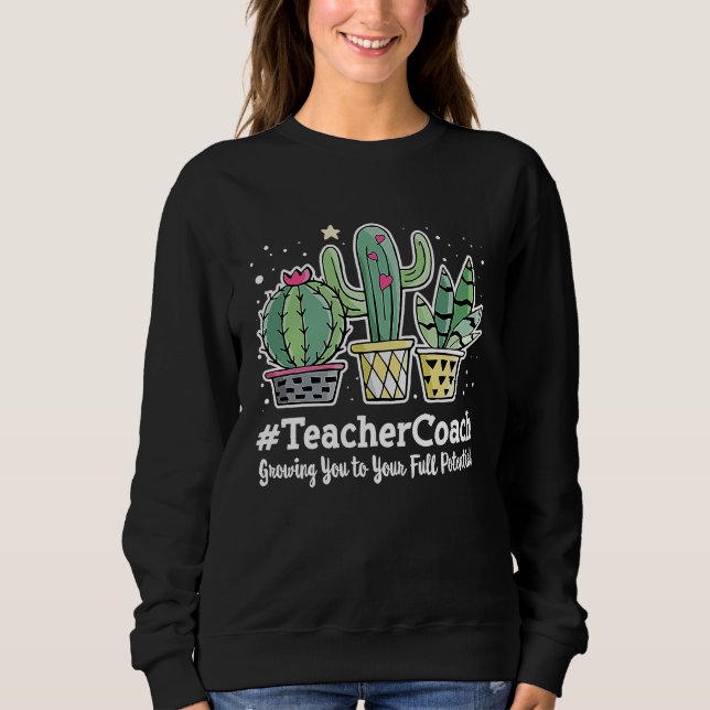 Moletom Cute Teacher Coach Appreciation Week Back to Schoo (Frente)
