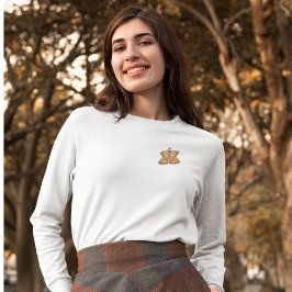 Moletom Cute Teddy Bear Couple in Love – Embroidered Style