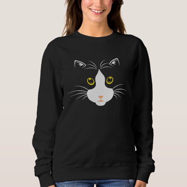 Moletom Cute Tuxedo Cat For Tuxie Owners (Frente)