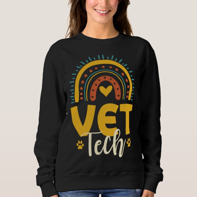 Moletom Cute Vet Tech Outfit Veterinarian Animal Nurse (Frente)
