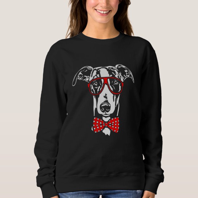 Moletom Cute Whippet mom dog (Frente)