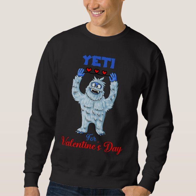 Moletom Cute Yeti For Valentine's Day (Frente)