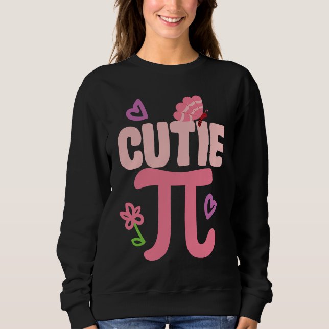 Moletom Cutie Pi Day  Cute Nerd Geek Pretty Math Butterfly (Frente)