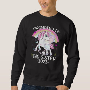 Moletom Cutie Unicorn Promovido À Big Sister 2022