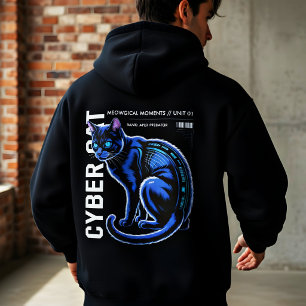 Moletom Cyber Gato Predador Apex — Gif para Amantes de Gat