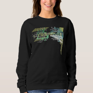 Moletom Cyber Punk Cyberpunk Trippy Acid Glitu Retro Futu