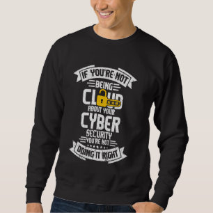 Moletom Cyber Security Hacker e Cyber Security Professiona