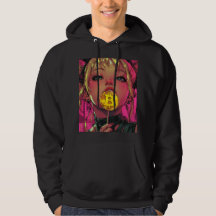 Cyberpunk Bitmoney Waifu Crypto Anime Hoodie