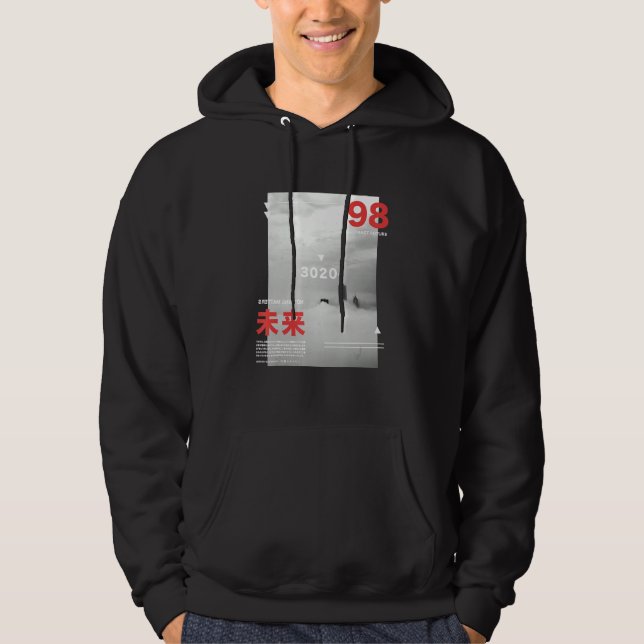 Moletom Cyberpunk Tokyo Streetwear Aesthet (Frente)