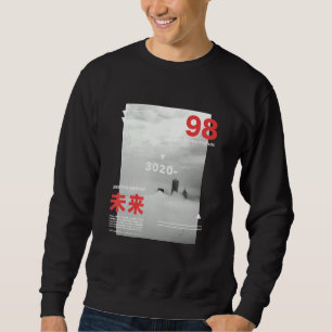 Moletom Cyberpunk Tokyo Streetwear Aesthet