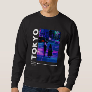 Moletom Cyberpunk Tokyo Streetwear Aesthet Japonês