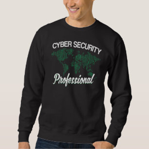 Moletom Cybersecurity H do Hacker Profissional de Seguranç