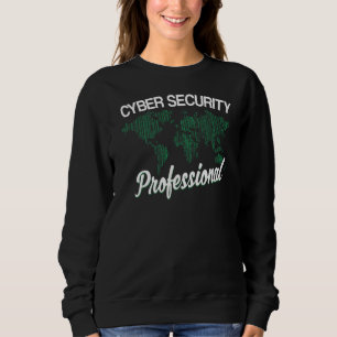Moletom Cybersecurity H do Hacker Profissional de Seguranç