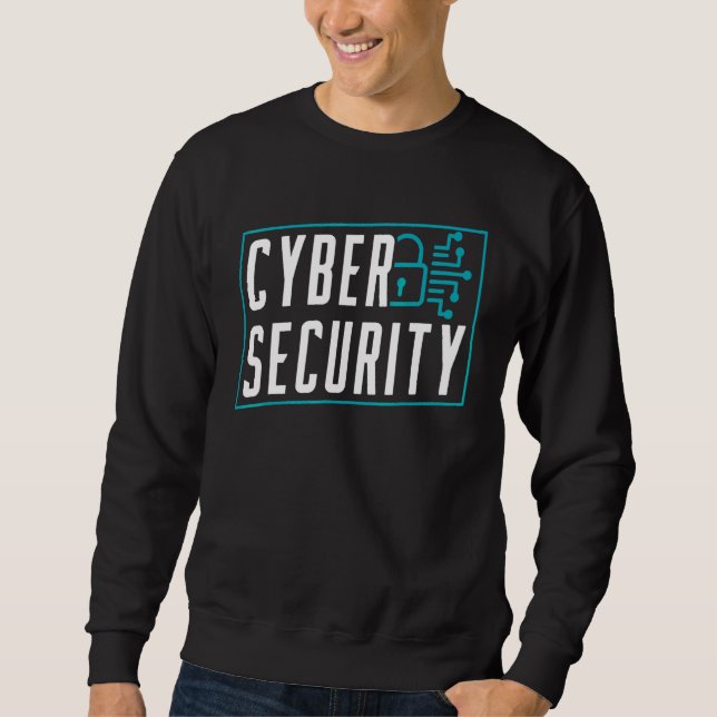 Moletom Cybersecurity Hacker Hacking Hacking Hackber Segur (Frente)