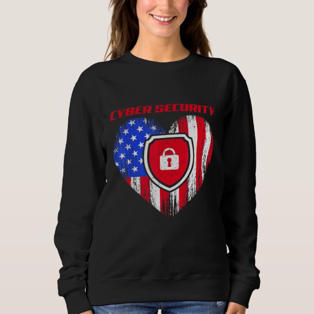 Moletom Cybersecurity IT Analyst Certified Tech Security 1 (Frente)