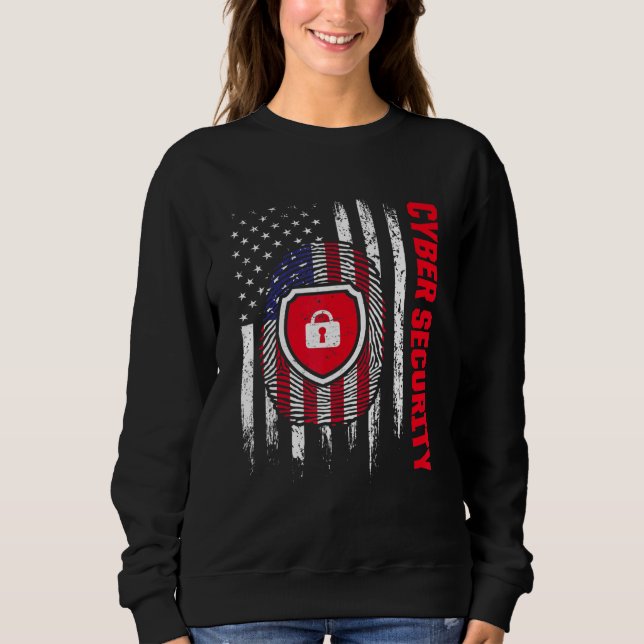 Moletom Cybersecurity IT Analyst Certified Tech Security 1 (Frente)
