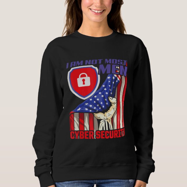 Moletom Cybersecurity IT Analyst Certified Tech Security 1 (Frente)