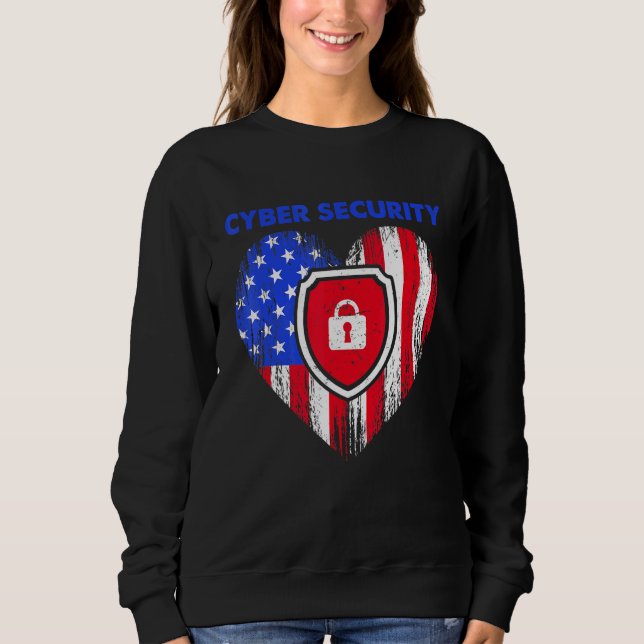 Moletom Cybersecurity IT Analyst Certified Tech Security 2 (Frente)