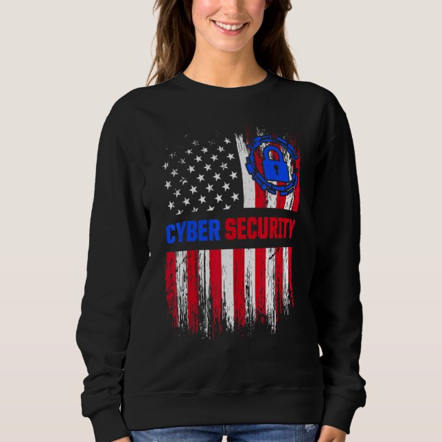 Moletom Cybersecurity IT Analyst Certified Tech Security 3 (Frente)