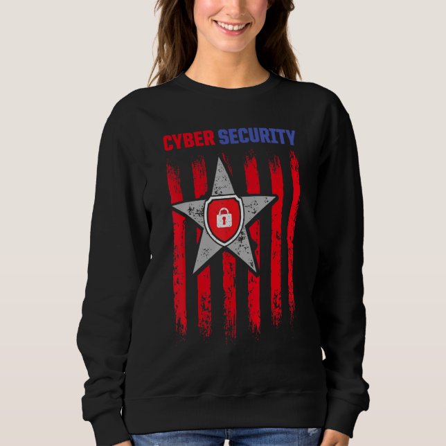 Moletom Cybersecurity IT Analyst Certified Tech Security 4 (Frente)