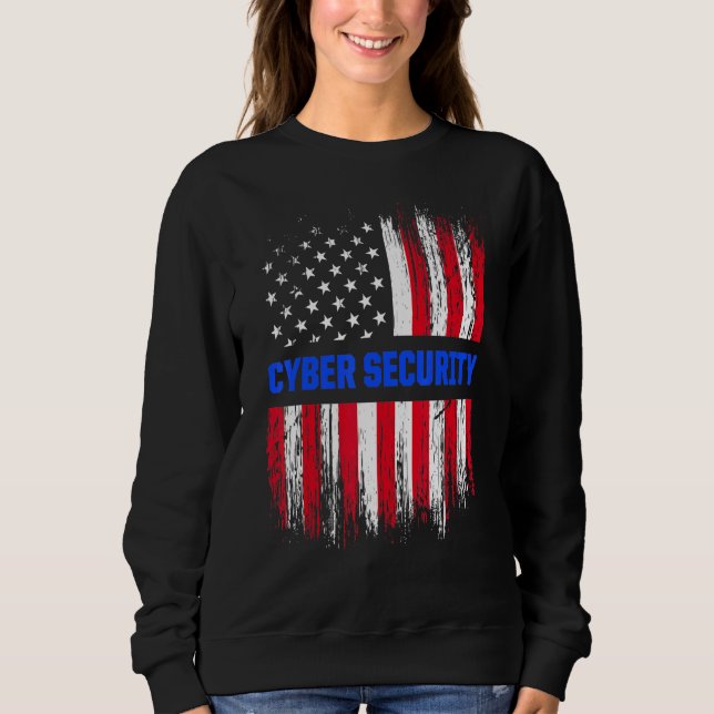 Moletom Cybersecurity IT Analyst Certified Tech Security 6 (Frente)