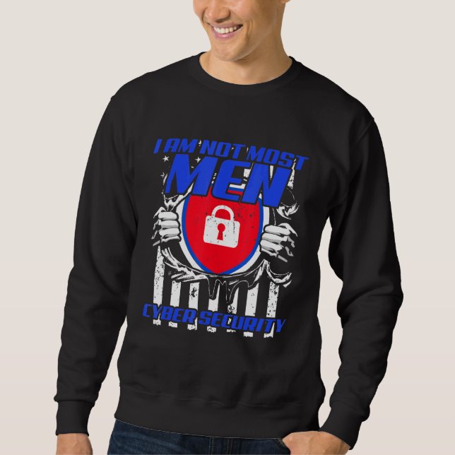 Moletom Cybersecurity IT Analyst Certified Tech Security 6 (Frente)