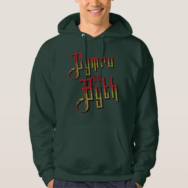 Moletom Cymru Am Byth. Wales Forever Hoodie (Frente)
