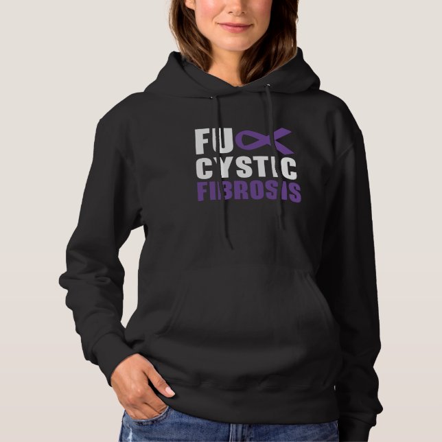 Moletom Cystic Fibrosis Warrior Cystic Fibrosis Awareness  (Frente)