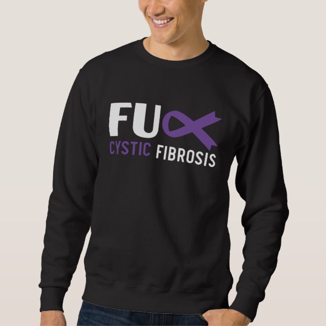 Moletom Cystic Fibrosis Warrior Cystic Fibrosis Awareness  (Frente)