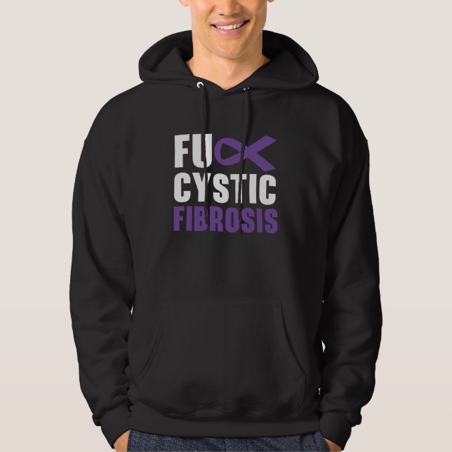 Moletom Cystic Fibrosis Warrior Cystic Fibrosis Awareness  (Frente)