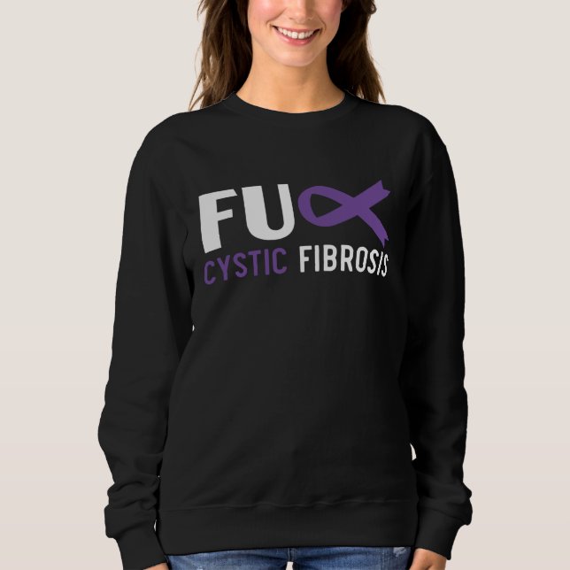 Moletom Cystic Fibrosis Warrior Cystic Fibrosis Awareness  (Frente)