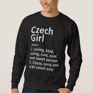 Moletom CZECH GIRL CZECH REPUBLIC   Country Roots Descent