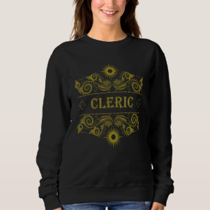 Moletom D20 Dados Clero Classe RPG Mesaredonda