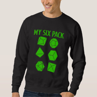 Moletom D20 Dice Rpg Dragon Gamer Check Out My Six Pack D