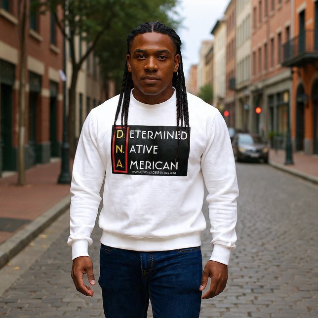 Moletom D.N.A. (RYBW) - Determinado Nativo Americano (Criador carregado)