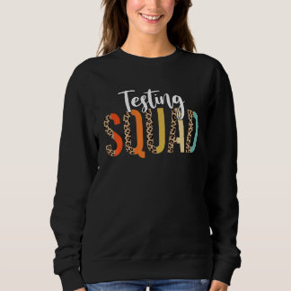 Moletom Da de teste motivacional ao quadrado para teste de