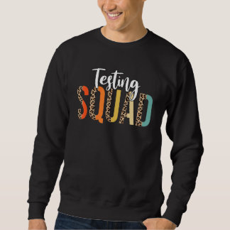 Moletom Da de teste motivacional ao quadrado para teste de