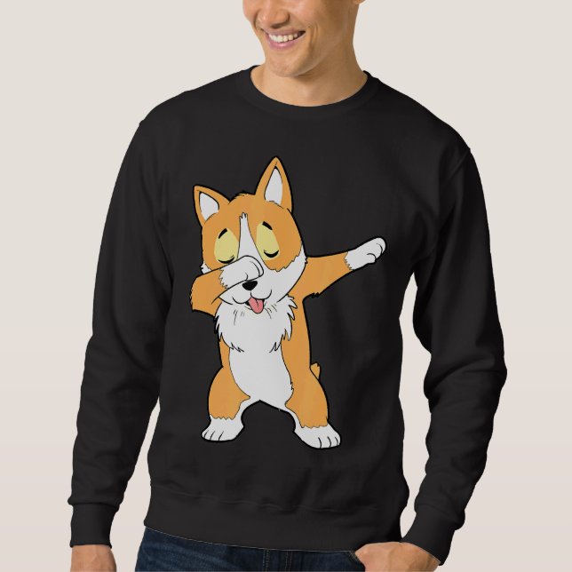 Moletom Dab Corgi Dabbing Corgi (Frente)