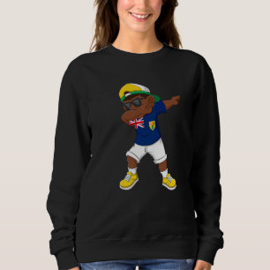 Moletom Dab Dance De Meninos Turks E Caicos Flag Kids