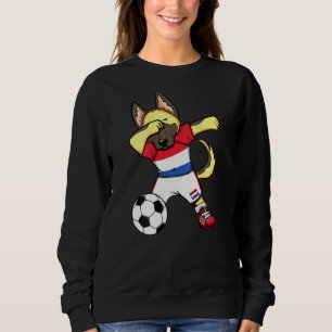 Moletom Dab German shepherd Netherlands Soccer Fans Jersey