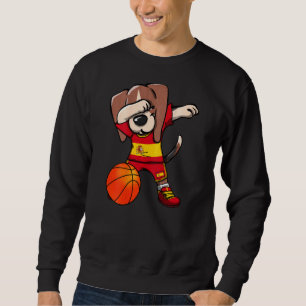 Moletom Dabbing Beagle Dog Espanha Jersey Basquetebol espa