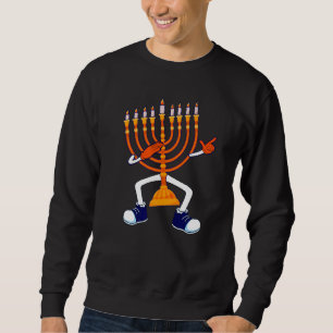 Moletom Dabbing Candles Menorah Channukah Hanukkah judeu