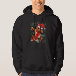 Moletom Dabbing Cat Ugly Christmas Sweater Foco Cos